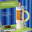 Carrot Large Capacity Thermos Cup Big Mac Ice Cup Women'S New Cool Car-Mounted Stainless Steel Straw Water Cup