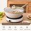 Carrot Non-Stick Pot Household Medical Stone Wok Pan Non-Stick Pot Induction Cooker Gas Stove Special