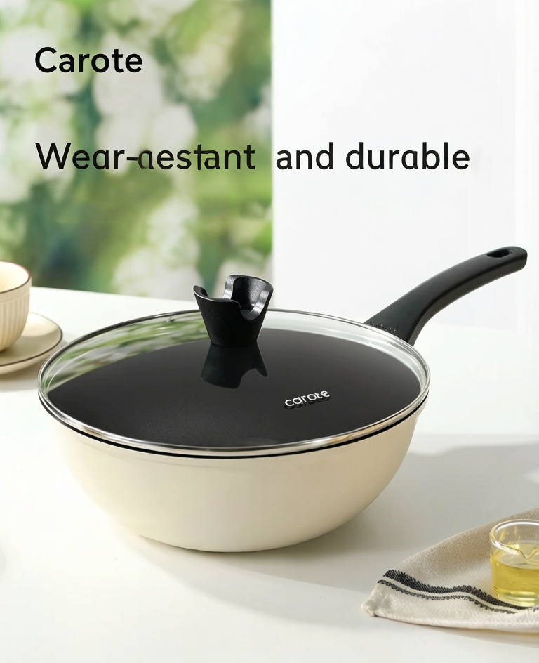Carrot Non-Stick Pan Wok Household Small Non-Stick Pan Wok Household Pan Gas Stove Induction Cooker Special